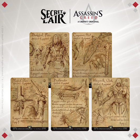 Secret Lair Drop: Secret Lair x Assassin's Creed: Da Vinci's Designs - Non-Foil Edition - Secret Lair Drop Series (SLD)