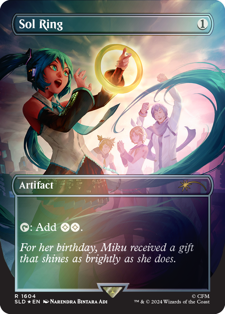 Secret Lair Drop: Secret Lair x Hatsune Miku: Digital Sensation EN - Rainbow Foil Edition - Secret Lair Drop Series (SLD)
