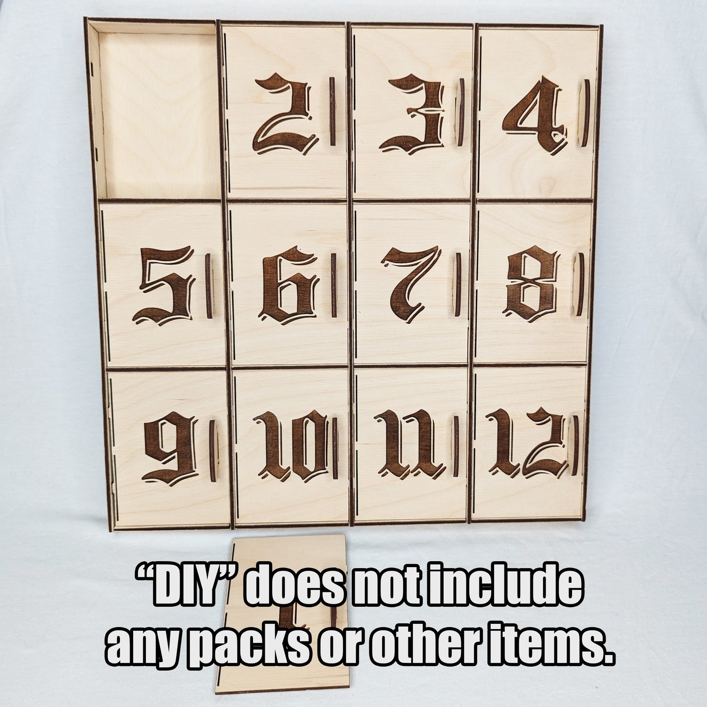 Make it yourself - DIY 12-Day Trading Card Advent Calendar