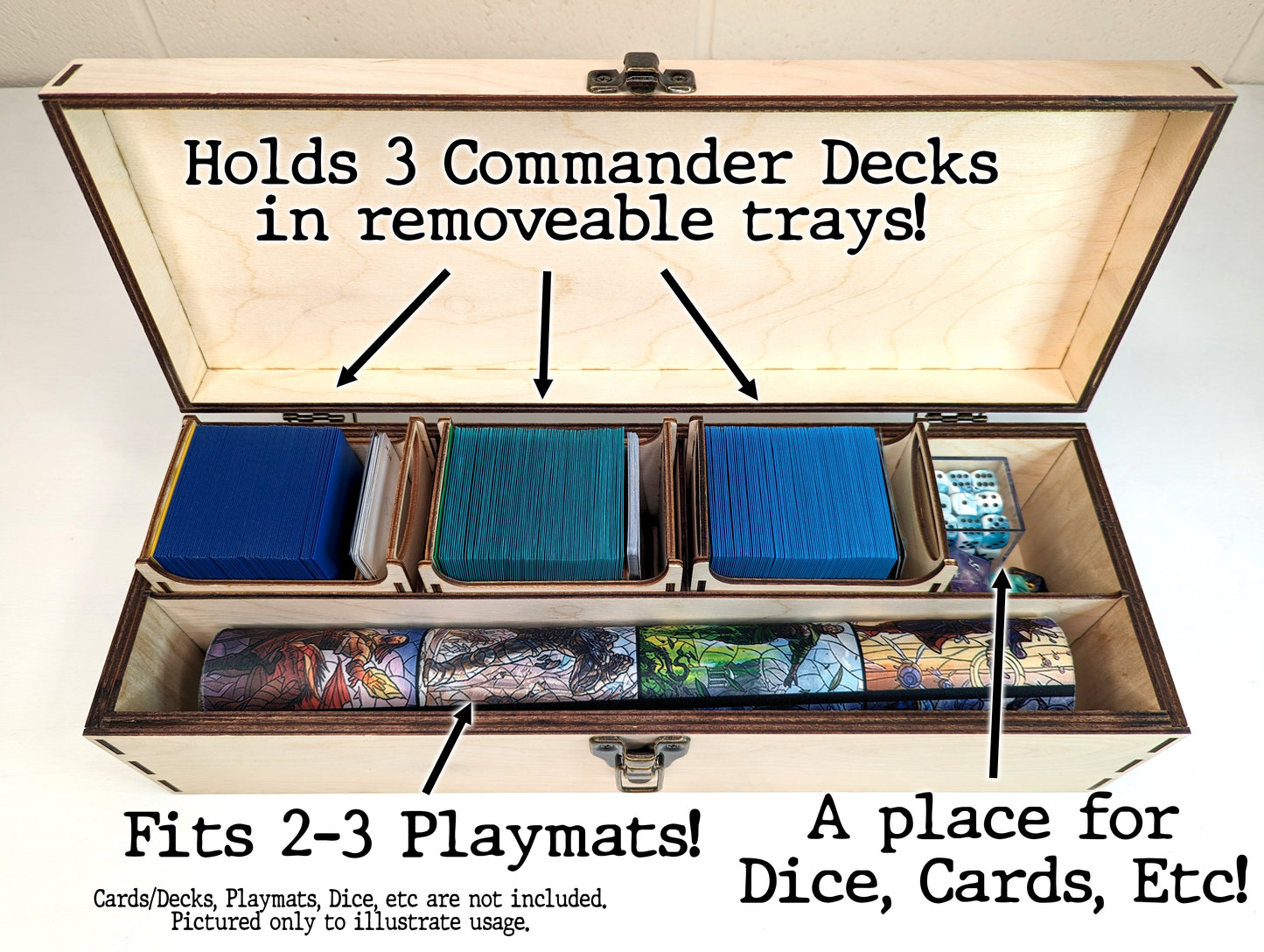 Three Deck Commander Chest - Au Naturale!