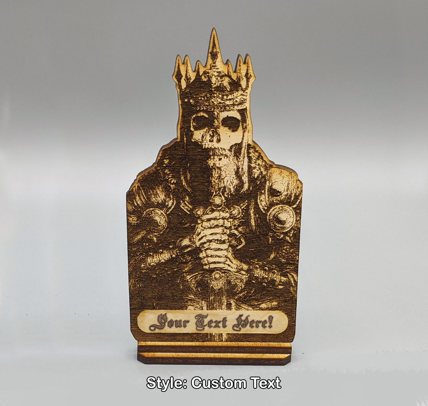 The Monarch - Freestanding Token - Skeleton King Theme