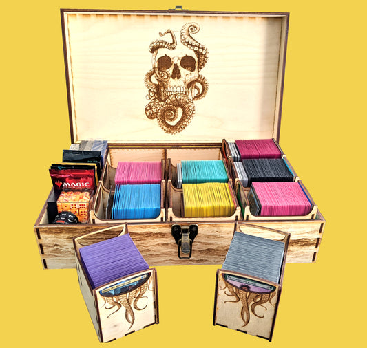 Ultimate Commander Nine Deck Box - Kraken Theme!