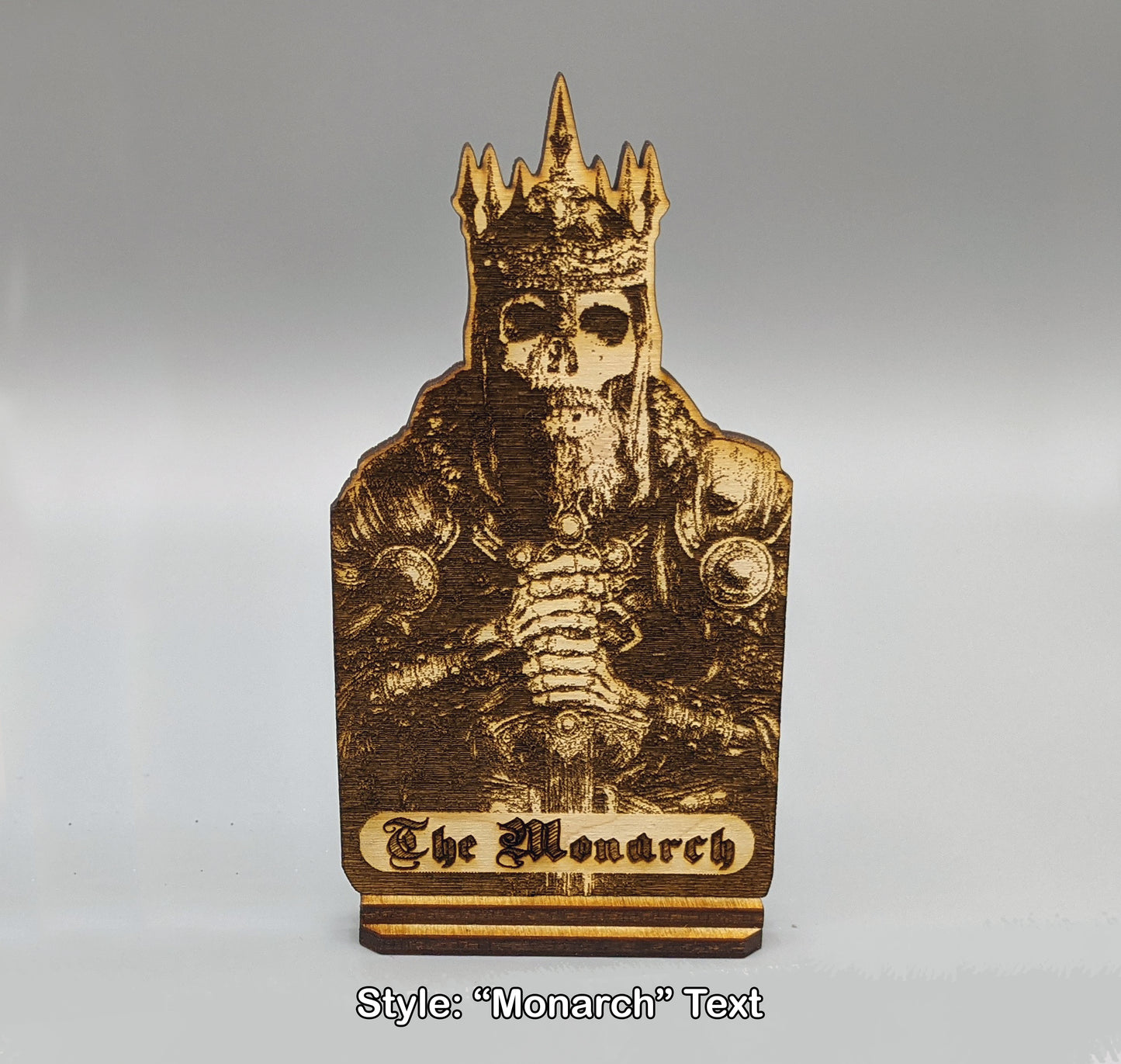The Monarch - Freestanding Token - Skeleton King Theme