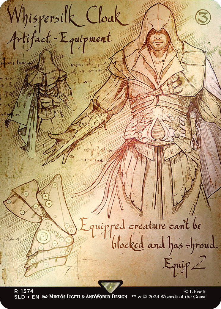 Secret Lair Drop: Secret Lair x Assassin's Creed: Da Vinci's Designs - Rainbow Foil Edition - Secret Lair Drop Series (SLD)