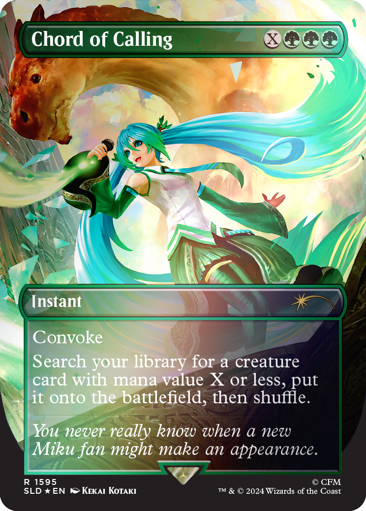 Secret Lair Drop: Secret Lair x Hatsune Miku: Digital Sensation EN - Rainbow Foil Edition - Secret Lair Drop Series (SLD)