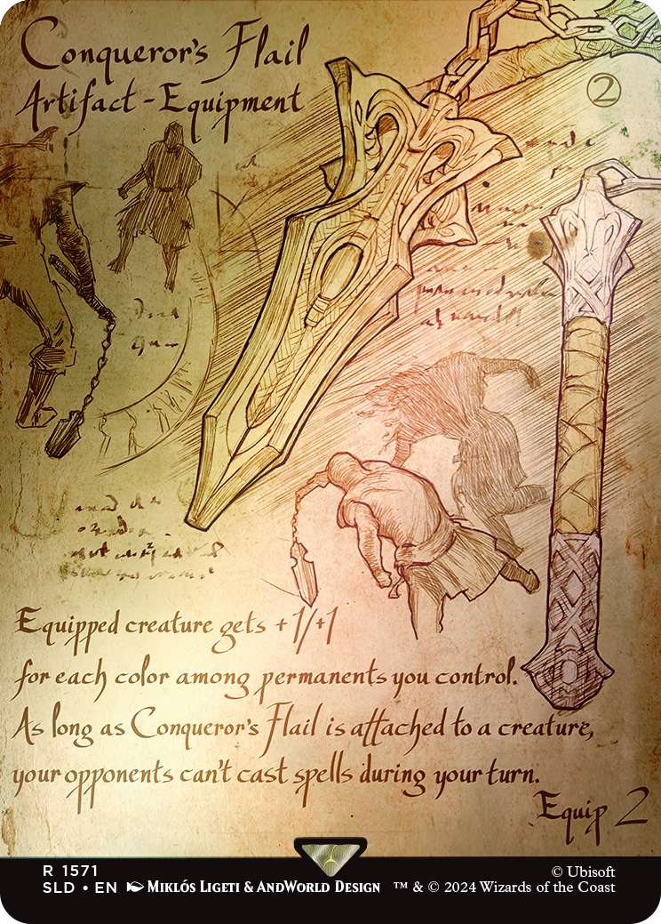 Secret Lair Drop: Secret Lair x Assassin's Creed: Da Vinci's Designs - Rainbow Foil Edition - Secret Lair Drop Series (SLD)
