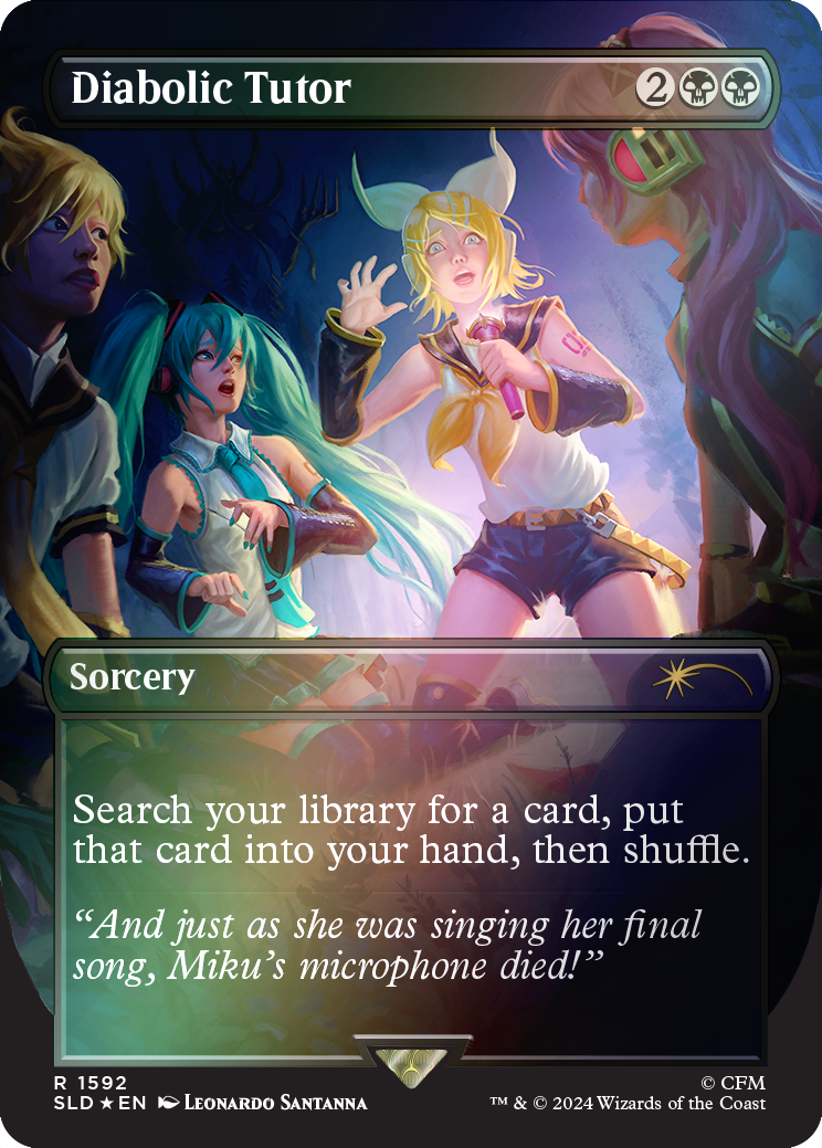 Secret Lair Drop: Secret Lair x Hatsune Miku: Digital Sensation EN - Rainbow Foil Edition - Secret Lair Drop Series (SLD)