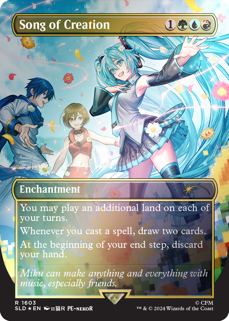Secret Lair Drop: Secret Lair x Hatsune Miku: Digital Sensation EN - Rainbow Foil Edition - Secret Lair Drop Series (SLD)