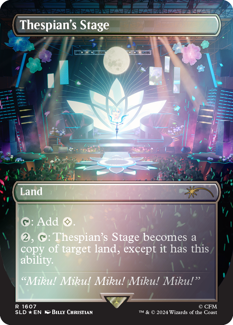 Secret Lair Drop: Secret Lair x Hatsune Miku: Digital Sensation EN - Rainbow Foil Edition - Secret Lair Drop Series (SLD)
